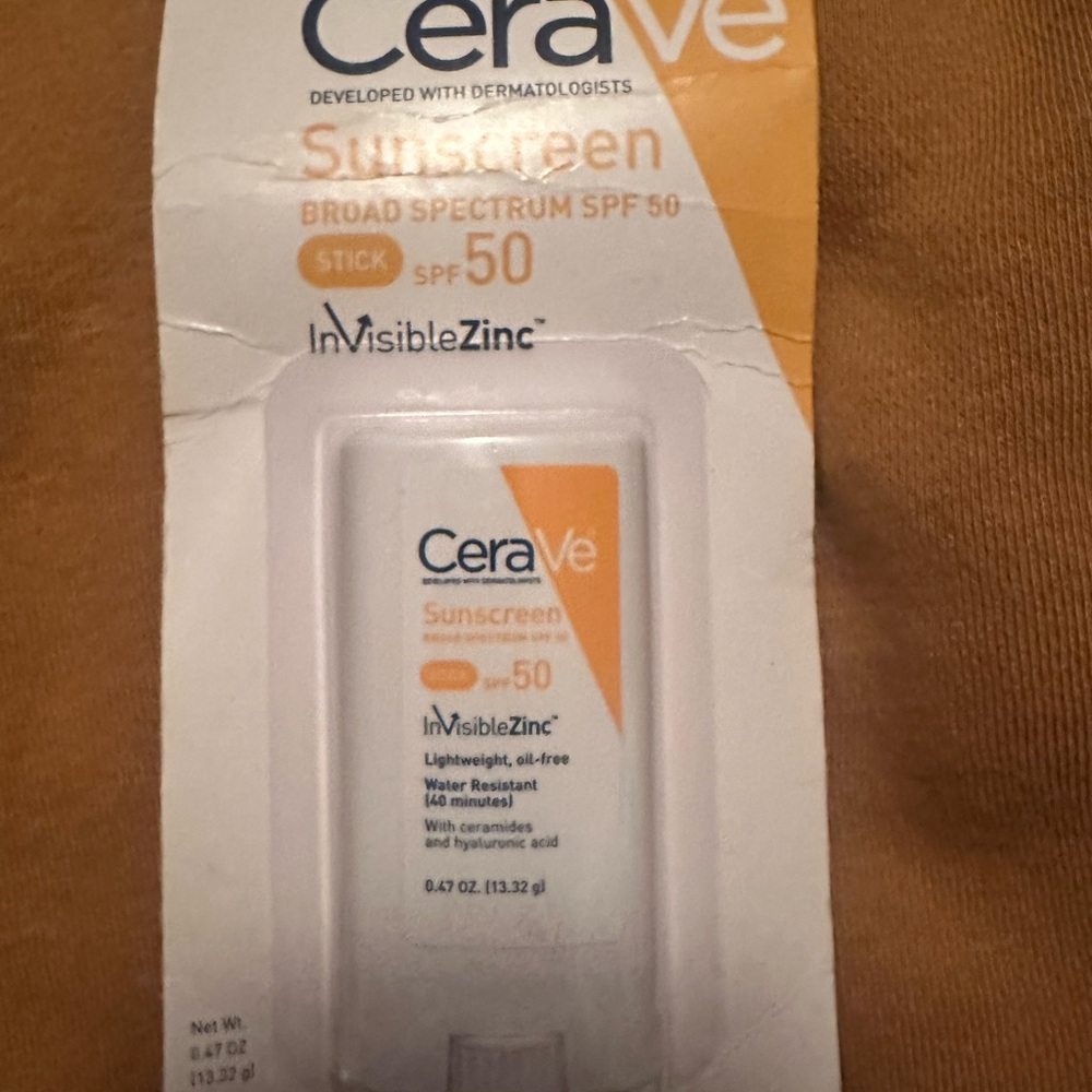 rave Sunscreen Stick SPF 50 - Orange and White